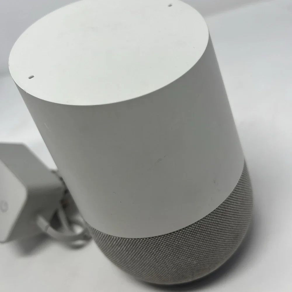 Google Home Smart Assistant Voice Activated Speaker White/Slate H0ME - Tested
